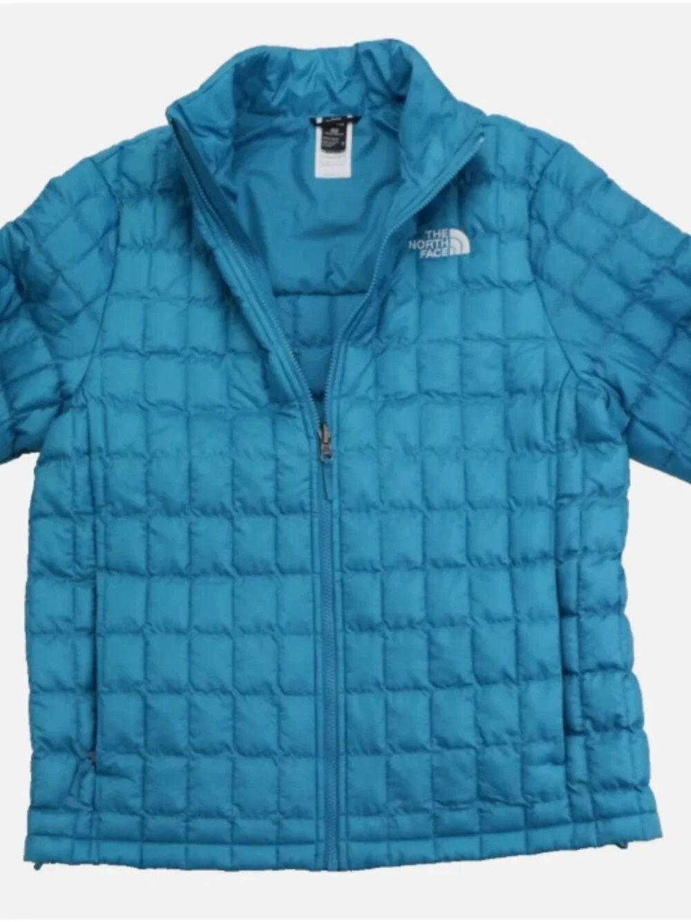 The North Face ThermoBall Jacket Men's Size L Blue Insulated Puffer TNF DWR New